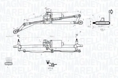 Produktbild von Scheibenreinigungsanlage MAGNETI MARELLI 064012005011
