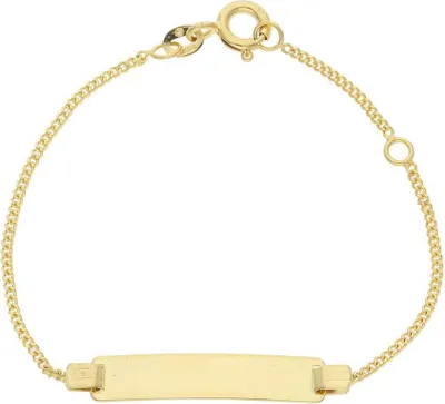 Produktbild von JuwelmaLux Kinder Gravur Armband 585 Gold JL48-03-0010 14 cm