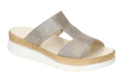 Produktbild von Gabor 43.721 Damenschuhe - bequeme Pantoletten grau Elegant NEU