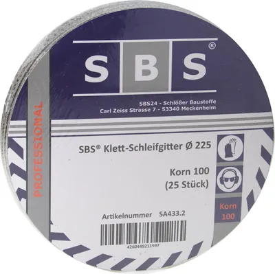 Produktbild von 25 Gitterleinen Trockenbau Schleifgitter 225mm Korn 100