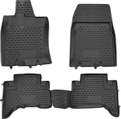 Zdjęcie produktu dla 2007-2014 Toyota FJ-Cruiser dywaniki podłogowe TPE czarne 4 szt