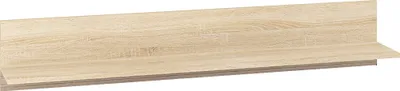Produktbild von Hängeregal / Wandregal Mesquite 16, Farbe: Sonoma Eiche hell / Sonoma Eiche Trüffel - Abmessungen: 22 x 138 x 19 cm (H x B x T)