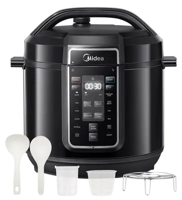 Imagen del producto de Olla arrocera eléctrica multicocina - 8 litros - 1200 W - Acero inoxidable