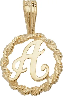 Produktbild von Raffinierter 9 Karat (375) Gold Buchstaben / Initiale Damen - Anhänger; TRS35290LTN