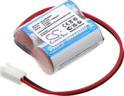 Obrázok produktu pre TECHTEK Batéria kompatibilná s [Flushing system] Aquamate, DVS models, Flushmatic, Gentworks, Hydrocell, Leaklock isolator controls nahrádza 2CR12