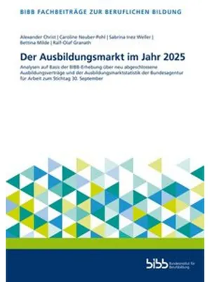 Produktbild von Der Ausbildungsmarkt im Jahr 2025