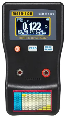 ESR-Meter MESR-100, 0,001–100 Ω, Kondensatortester