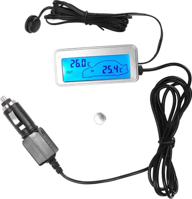 Obrázek produktu pro Auto Digitální 12V LCD displej ve vnitřní jednotce venkovní teploměr měřič teploty