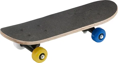 Produktbild von 4Uniq Mini Skateboard 18689 schwarz 45 x 13 cm Ahornholz
