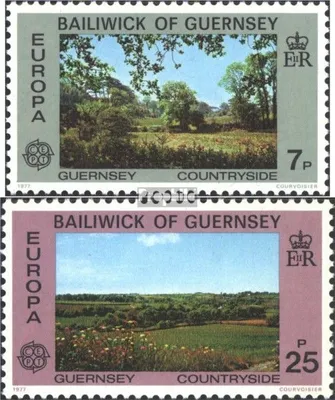 Produktbild von Briefmarken GB - Guernsey 1977 Mi 147-148 (kompl.Ausg.) postfrisch Landschaften