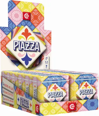 Produktbild von Game Factory Piazza, Brettspiel, Auf Kacheln basierend, 8 Jahr(e), Familienspiel