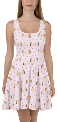 Produktbild von Mr. & Mrs. Panda Minikleid Igel Seilhüpfen XS - Rosa - Geschenk, Sommerkleid, Kindergarten, Kleid, Lustige Sprüche, Maus, Seilspringen, Kinder, A-Linien-Kleid
