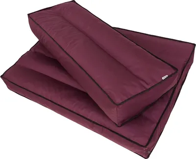 Obrázok produktu pre Opierka chrbta 120x40 cm Vankúš z palety odnímateľný poťah nepremokavý Vankúše z palety Vankúše z palety Záhradné vankúše Vonkajšie vankúše z palety Víno červená