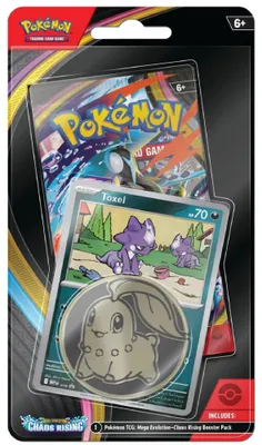Produktbild von Pokémon Chaos Rising 1-Pack-Blister Toxel Englisch