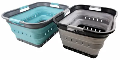 Faltbare Wäschebox 42L – Pop-up, platzsparend, tragbar
