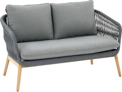 Produktbild von Gartensofa orissa 2-sitzer grau  - Hespéride