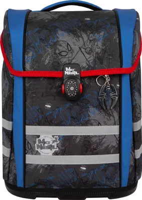 Produktbild von McNeill Spider-Man, Federmäppchen, Pencil pouch, Schultasche, Sporttasche, Junge, Rucksack, 22 l, Fronttasche, Seitentasche, Mehrfarbig