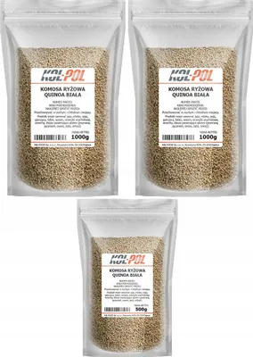 Zdjęcie produktu dla KOMOSA RYŻOWA QUINOA 2,5kg Biała naturalna bogata w białko jakość Kol-Pol