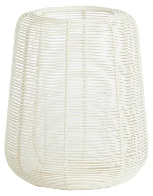 Image de Photophore Light & Living ADETA mat crème avec verre – Ø18x21 cm