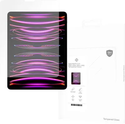 Produktbild von Schutzfolie Apple iPad Pro 12.9 2018, iPad Pro 12.9 2020, iPad Pro 12.9 2021, iPad Pro 12.9 2022 - Panzerglas - Cazy - Transparant
