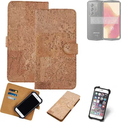 Produktbild von K-S-Trade Hülle kompatibel mit Ulefone Armor 23 Ultra  Kork Handyhülle Cover  Schutzhülle TPU Case Bumper in Hellbraun, (1x)