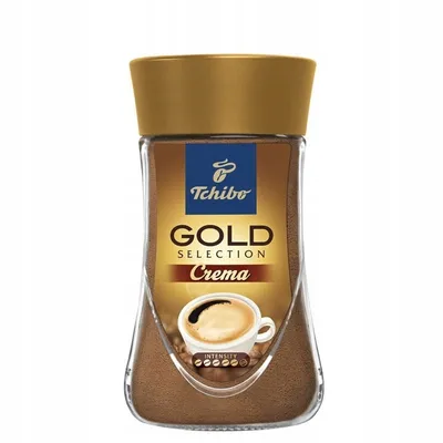 Zdjęcie produktu dla Tchibo Gold Selection Crema 90g Kawa Rozpuszczalna Instant Arabika Robusta