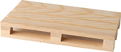 Produktbild von Papstar Trays für Fingerfood aus Holz, 8 x 13 cm, 3 Stück