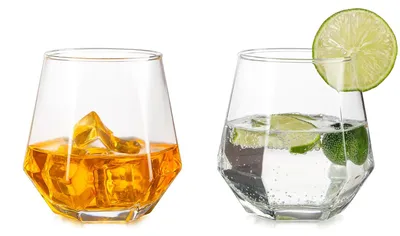Image de Verres à whisky - Verres sans pied - Lot de 2 - Transparent