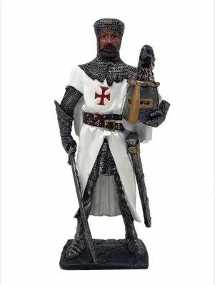 Produktbild von Kreuzritter mit Helm in der Hand