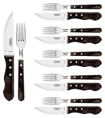 Obrázok produktu pre Sada nožov a vidličiek, 12 kusov na Jumbo steak Tramontina 29899239