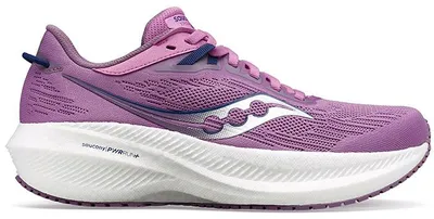 Produktbild von Saucony Triumph 21 Damen Laufschuhe Violett/Weiß 37