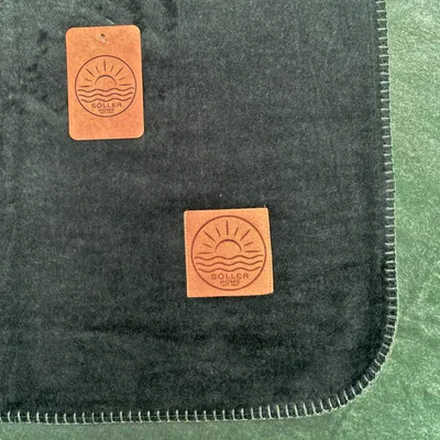 Produktbild von Depotex Wohndecke Doubleface 150x200 cm, Farbe :dark green - green