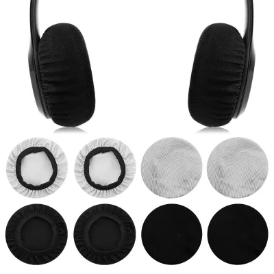 Productafbeelding van 8 stuks oorkussens voor hoofdtelefoon, elastisch, wasbaar, zweetbescherming