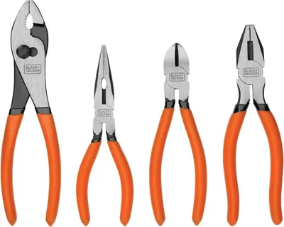 Produktbild von 4-teiliges Zangenset - professionelles Werkzeug für jede Aufgabe