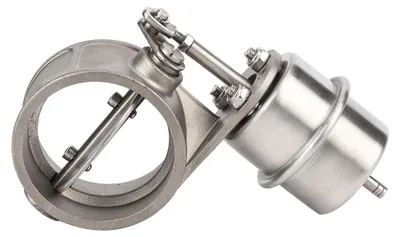 Produktbild von Universelles Auto-Abgasregelventil, 2,5 Zoll, passend für 63-mm-D-Rohr-Fahrzeugzubehör (offen)