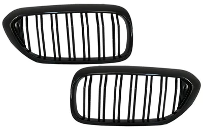 Imagen del producto de Rejilla delantera para BMW Serie 5 G30 G31, berlina y familiar, 17+, diseño M, color  piano.