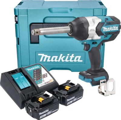 Produktbild von Makita DTW 1005 RFJ Akku Schlagschrauber 18 V 1360 Nm 3/4" Brushless + 2x Akku 3,0 Ah + Ladegerät + Makpac