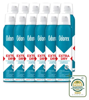 Obrázok produktu pre 12 ks spreju Odorex Anti-transpirant Extra Dry Sensitive - 150 ml - balenie