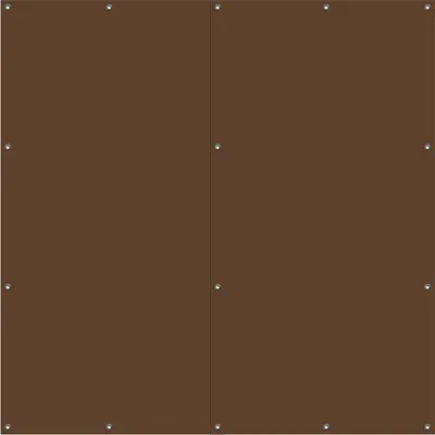 Produktbild von Wallario Outdoor-Poster für Garten oder Balkon, Motiv Braun, in ca. 180 x 180 cm