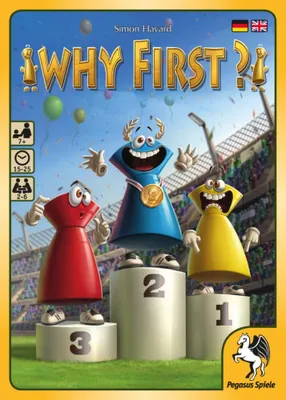 Produktbild von Pegasus Spiele 18119G - Why First?, Kartenspiele