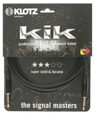 Imagen del producto de Cable de instrumento Klotz KIKKG6.0PPSW, 6 metros, de alta calidad