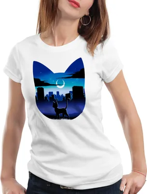 Produktbild von style3 Luna T-Shirt Damen moon mondstein japan sailor, Farbe:Weiß, Größe:2XL