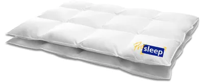 Produktbild von HANSKRUCHEN Daunendecke 240x220 cm Medium waschbar Allergiker Kassettendecke atmungsaktiv Decke Daunen weiss