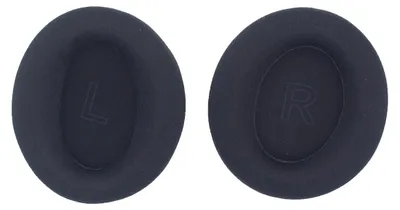 Produktbild von INF 2er-Set Ersatz-Ohrpolster Proteinleder 9cmx8cmx2cm für Anker Q35 Schwarz