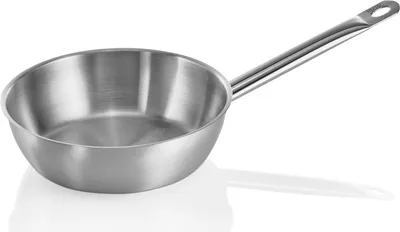 Obrázek produktu pro Pánev na smažení 21, Ø 20 cm, 1,25 litru, s nalévacím okrajem, nerezová ocel 18/10