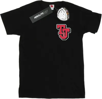 Produktbild von Tom And Jerry - "Collegiate Logo" T-Shirt für Herren BI52095 (M) (Schwarz)