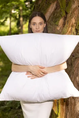 Zdjęcie produktu dla Poduszka puchowa z bio-bawełny 80x80 cm