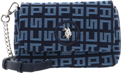 Image de U.S. POLO ASSN. sac à épaule bandoulière Jaquard Flap Bag Navy bleu marine
