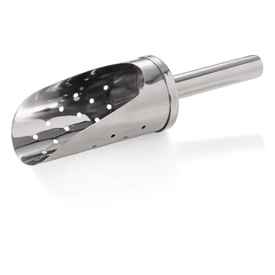 Produktbild von Eisschaufel mit Perforierung Ø 3 mm, Chromnickelstahl, silber