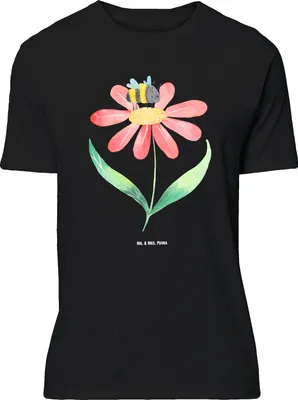 Produktbild von Mr. & Mrs. Panda Größe XL T-Shirt Hummel Blume - Schwarz - Geschenk, Lustige Sprüche, Wespe, Shirt, Tshirt, Biene, Natur, mit Spruch, Hummeln